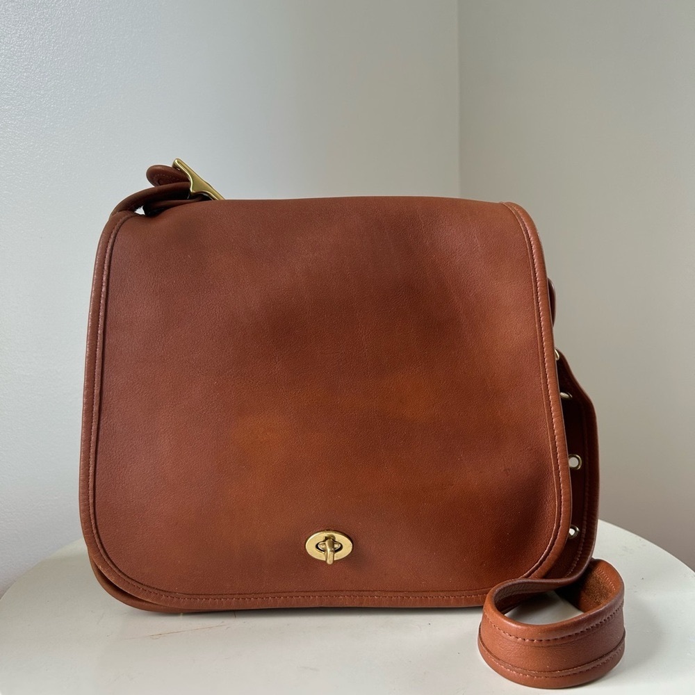 Authentic Vintage Coach Stewardess Bag British Tan 9525 - Costa Rica